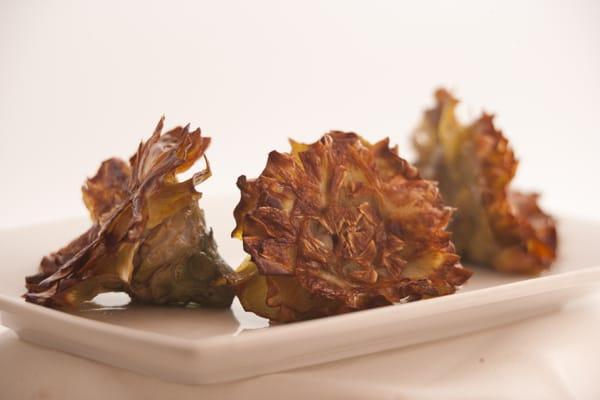 Carciofi alla Giudea - Roman style twice crisped baby artichokes