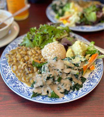 Full Lunch Plate - delicious!