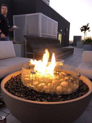 Rooftop Fireplace