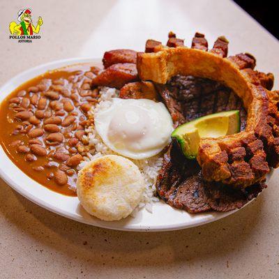 The best quality in every Colombian dish. Join us at Pollos Mario! #TopQuality #UnforgettableFlavor