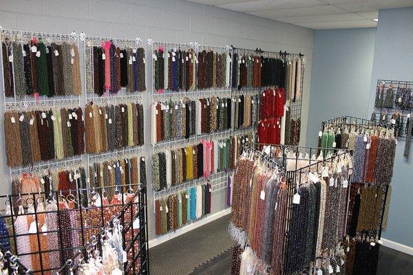 Wholesale room full of awesome beads!