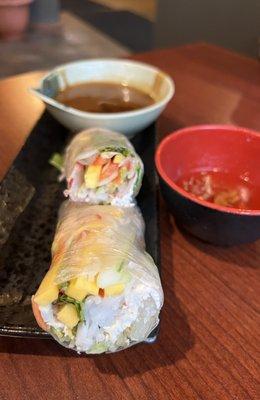 Made to order spring roll has flavors that just keep coming!