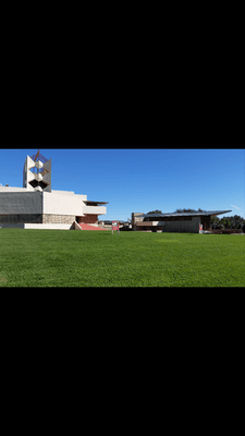 Pfeiffer (left) and Danforth chapels