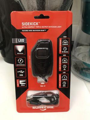 Sidekick for my sister, small and rechargeable, ordered on 11/26 and arrived 12/27, still a happy customer:)