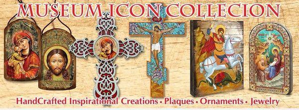 MUSEUM ICON COLLECTON Hand Crafted Inspirational Creations * Plaques * Ornaments * Jewelry