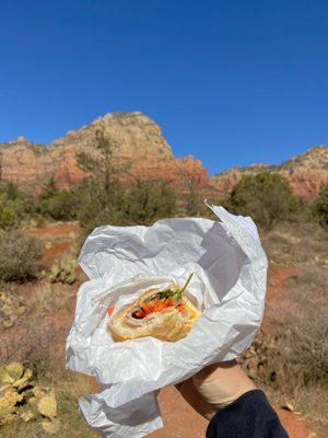 Mekong Special Sandwich - the quintessential hiking breakfast