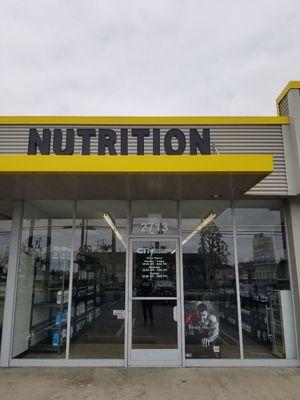 Store front for Cut Through Nutrition