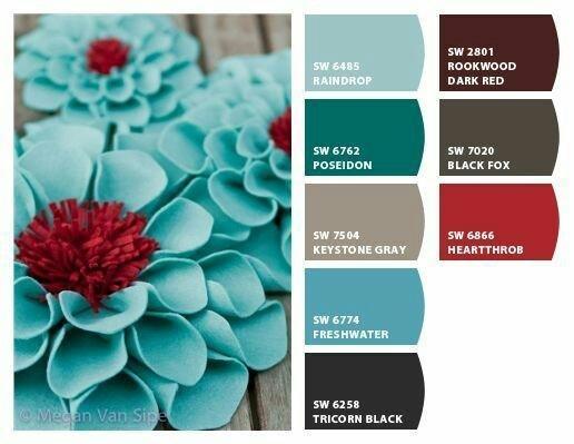 Check out these cool color combos for fall! This year will be full of bold colors for a dramatic effect throughout your home!