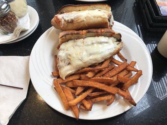 Eggplant Parmigiana (huge!)