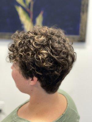 Naturally Curly pixie