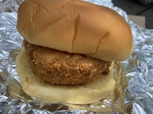 Crab cake sandwich