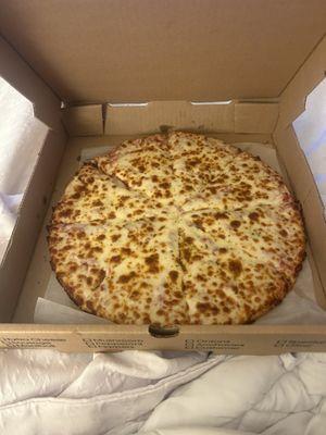 Extra cheese medium pizza