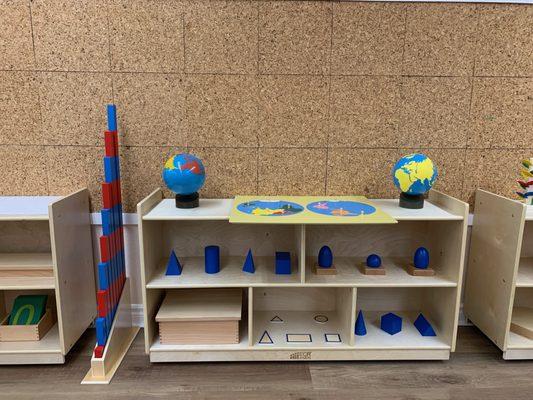 Our new Montessori classroom!