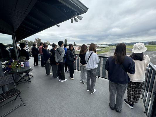 Japanese ATC students tour/visit Harvey Field-2024