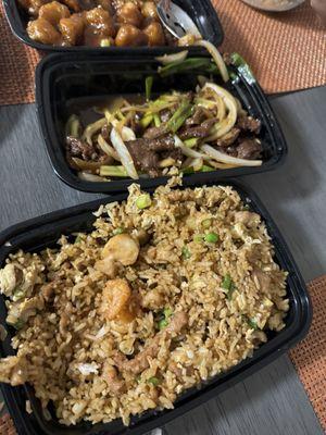 Combination 902. Fried Rice Combo 18. Mongolian Beef