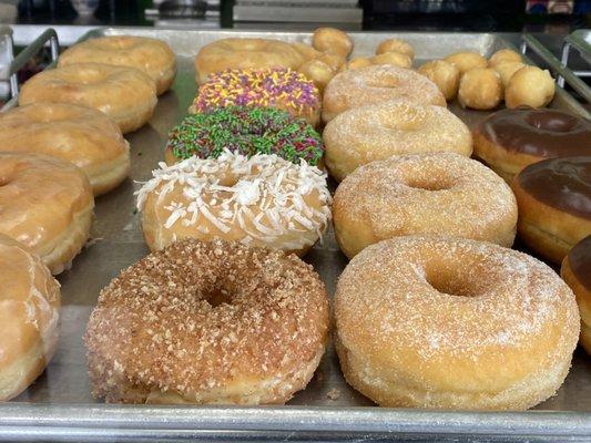 Donut selection... but there are more types