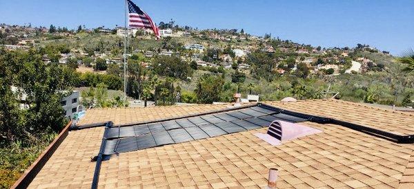 Pretty views from the roof in San Diego