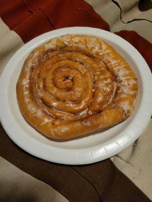 Giant cinnamon roll!