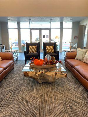 The front lobby at our ICO Monteval Apartments in Orem, UT!