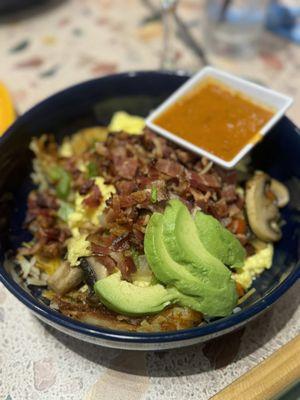 Farmhouse & Keto Bowl Mix  - Farmhouse bowl with added sautéed onions, mushrooms, and peppers!