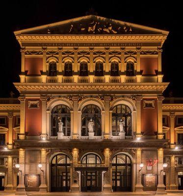 2025. The Musikverein Theatre, Vienna. From the Golden Hall the New Year's Concert on PBS! Happy New Year! NYC.