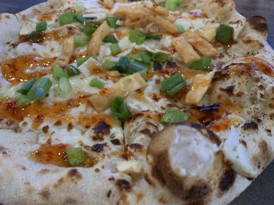 Crab Rangoon pizza