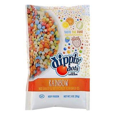 Rainbow Ice Dippin' Dots.