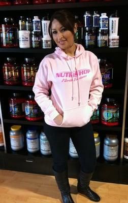 Nutrishop sweater and nutritional products!