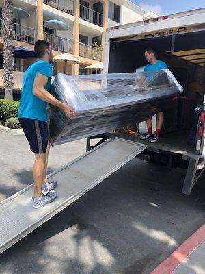 Well trained moving team