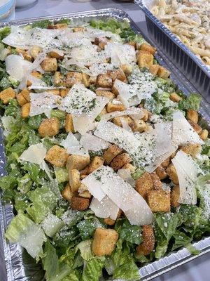 Caesar salad tray for 10. More like for 15-20.