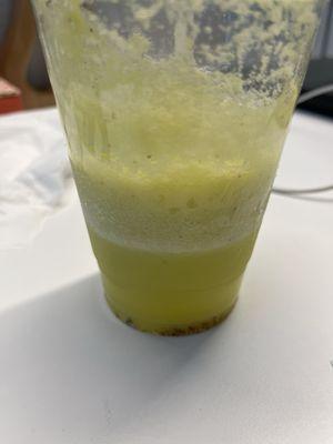 Pineapple and cucumber smoothie