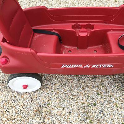 A classic red wagon from LBI DreamMakers is just what you need to get the little ones from the rental house to the beach each day.