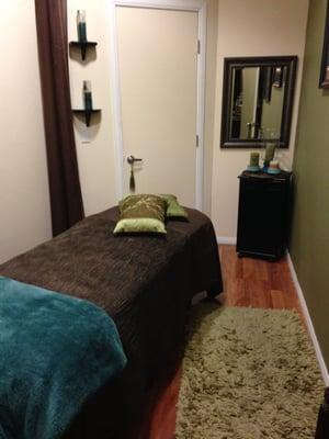 I love to work in this massage room at Spa Milagro! ~Tara