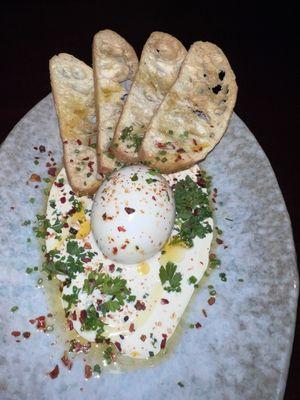 Cilbir Whipped Ricotta / Ciabatta / Drawn Butter and Herbs