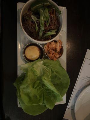 Korean BBQ Short Rib Lettuce Wraps