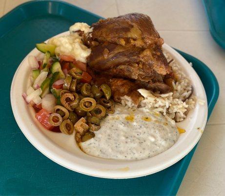 Lamb Shank Combo Plate