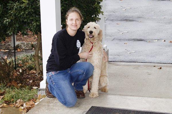 Dr. Anne Brenneke and Gracie