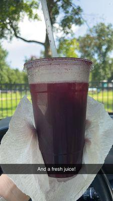 Heart Beet juice