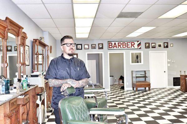 One of our talented barbers Carnal.