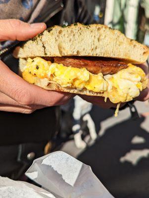 Breakfast sandwich