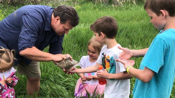 One of our neighbors bought lady bugs to release with all the kids on Memorial Day!