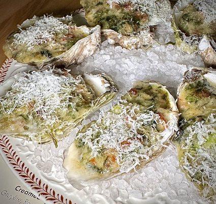 Oysters Rockefeller