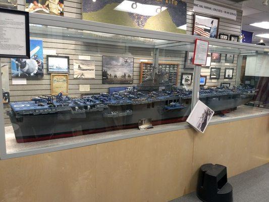 1/72nd scale Essex class aircraft carrier