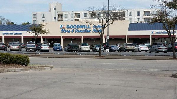 Looking from across street at Walgreens