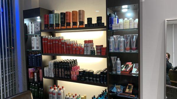 Hair Products display