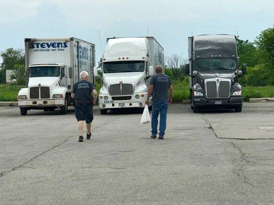 A few long-time members of our crew.