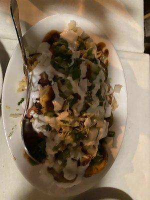 Eggplant Zucchini Chaat