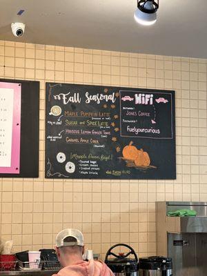 Fall menu