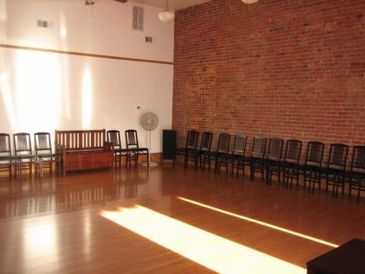 700 Square feet of hard wood floors.