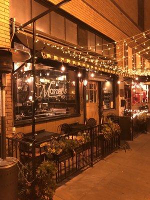 Porch front dining